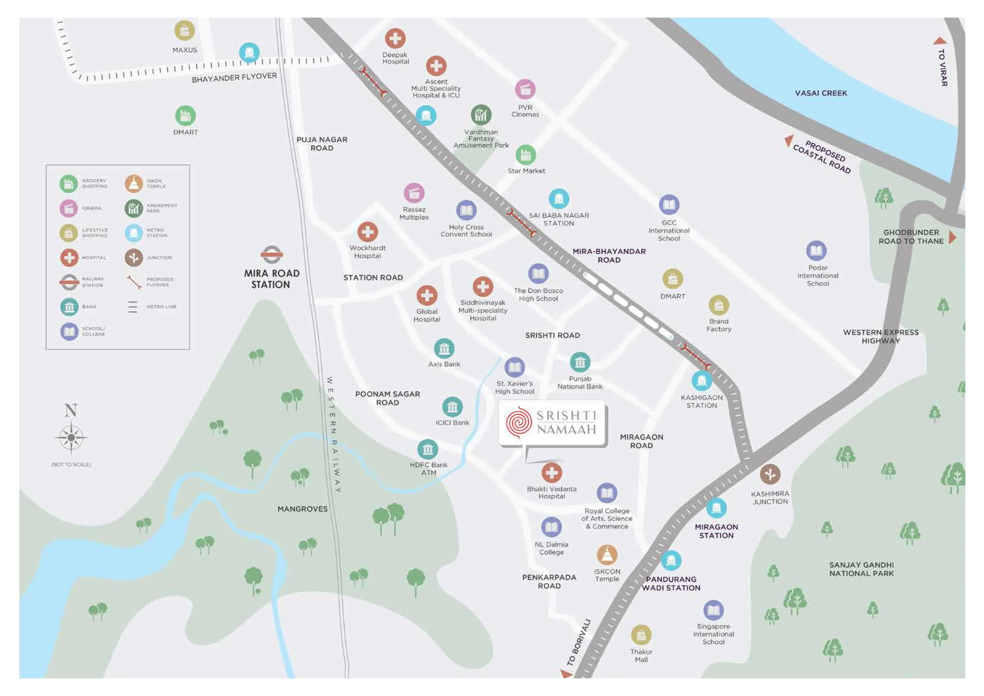 Kalpataru Srishti Namaah location map